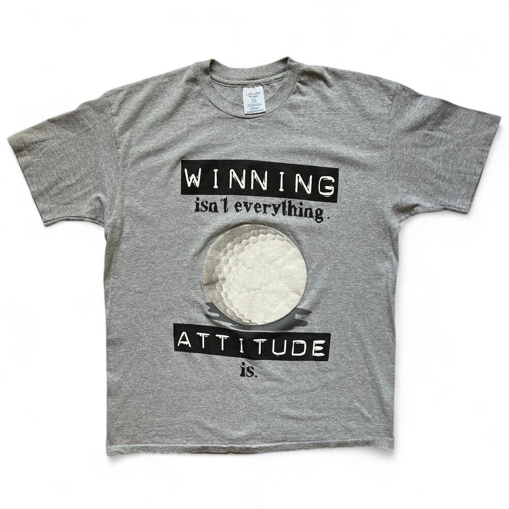 Vintage Golf Winning Isn't Everything Attitude Is Single Stitch Sports T Shirt